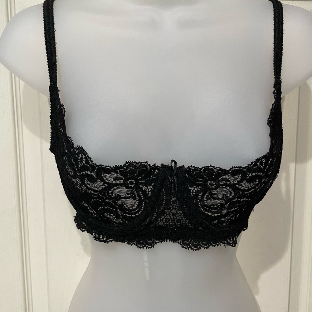 Felina Black Lace Underwire Bra